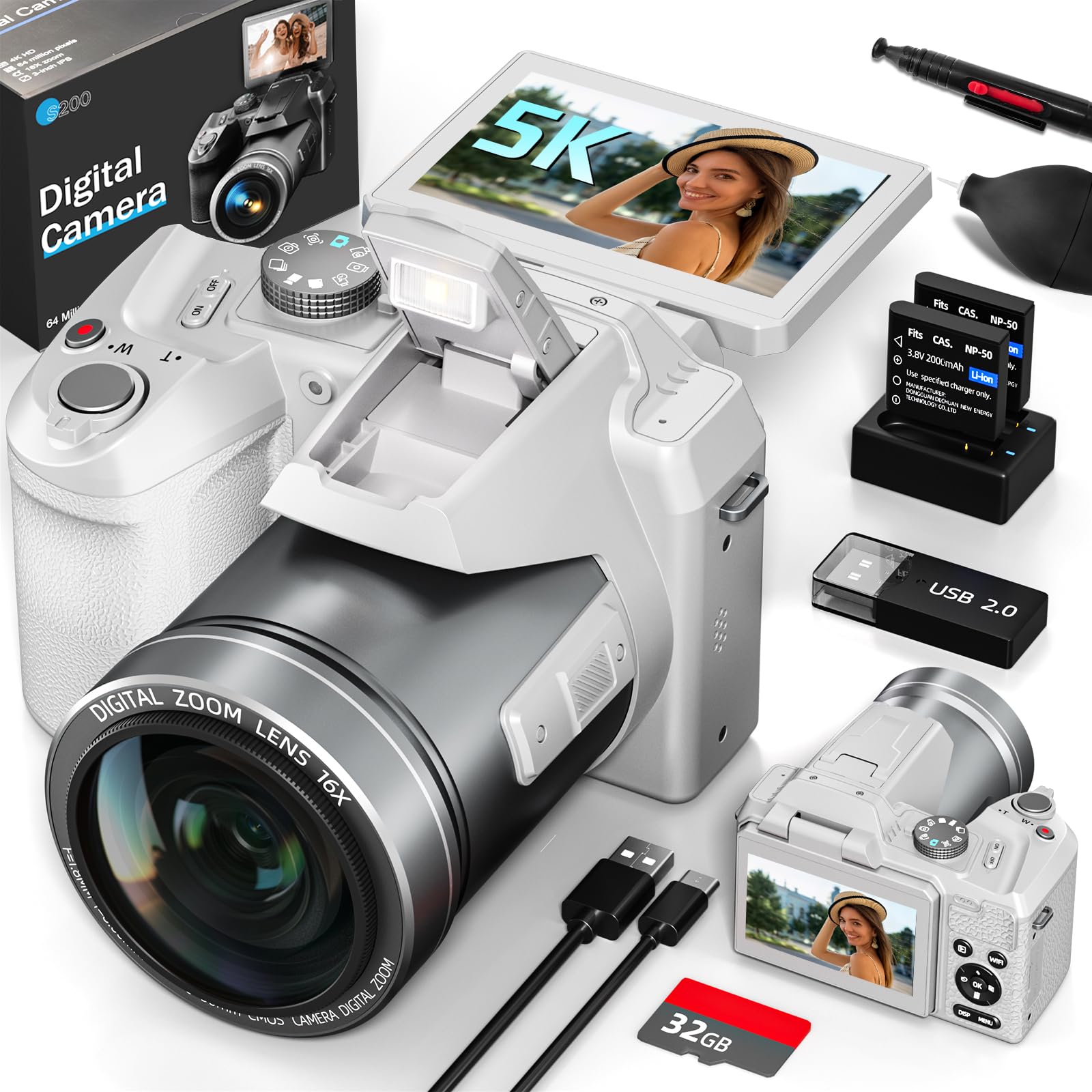Amazon.com : 64MP Professional Digital Camera for Photography